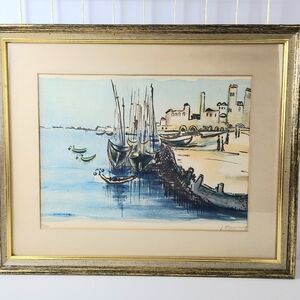 Joseph Kossonogi "Jaffa II" Signed Numbered Lithograph Print